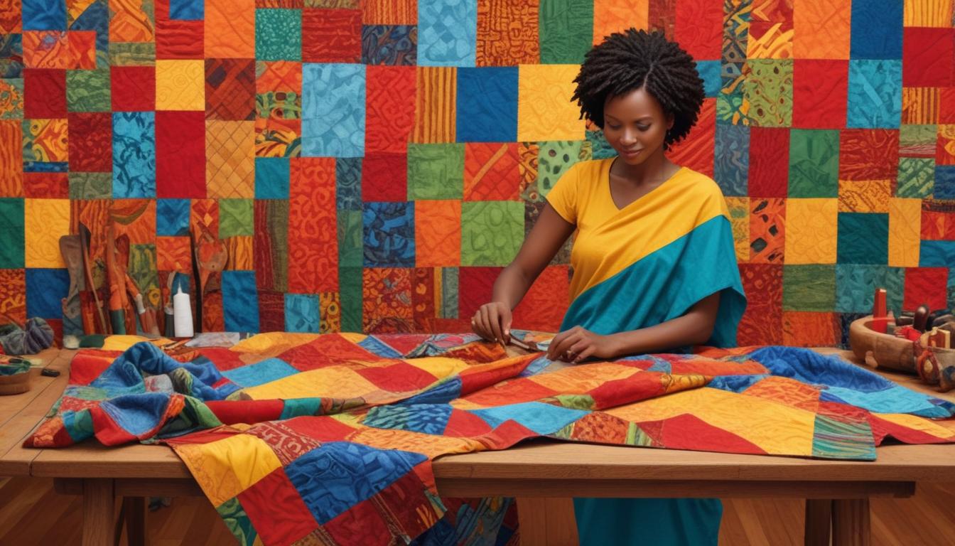 African patchwork techniques in modern fashion