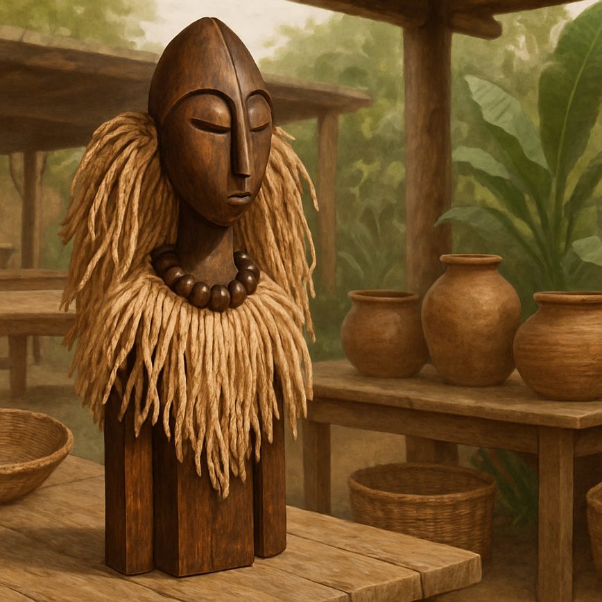 African artisans using eco-friendly materials