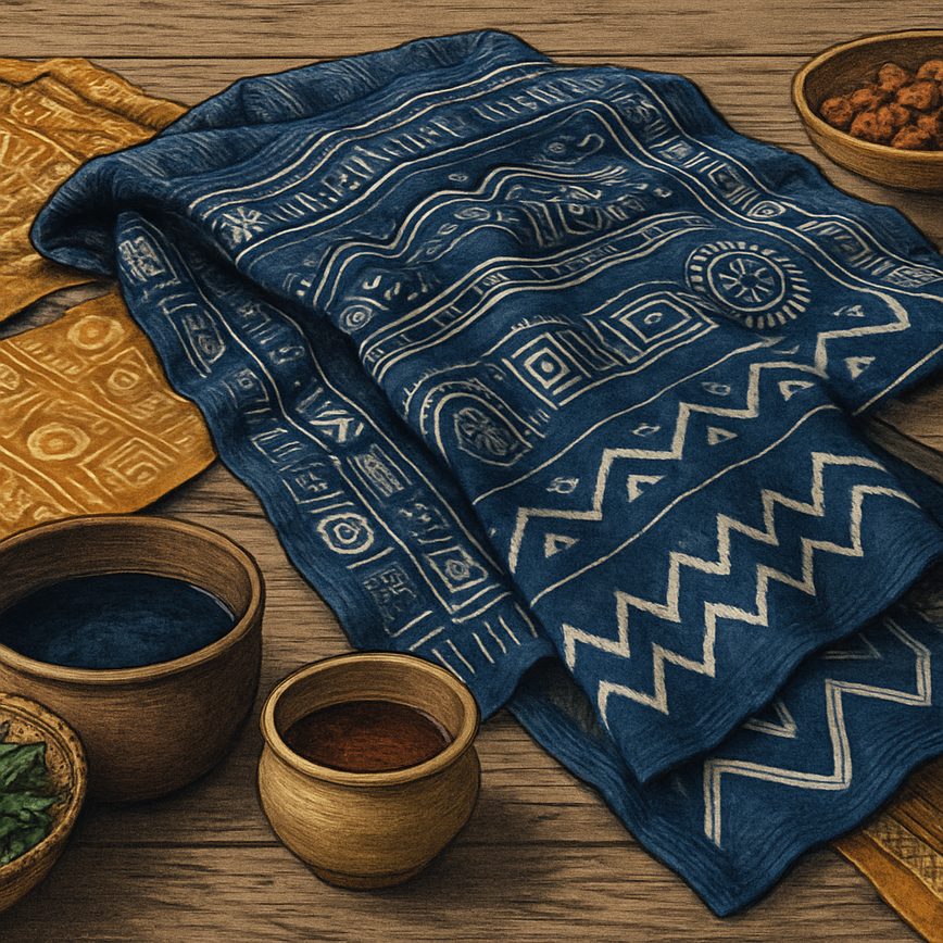 African textile dyeing: ancient techniques
