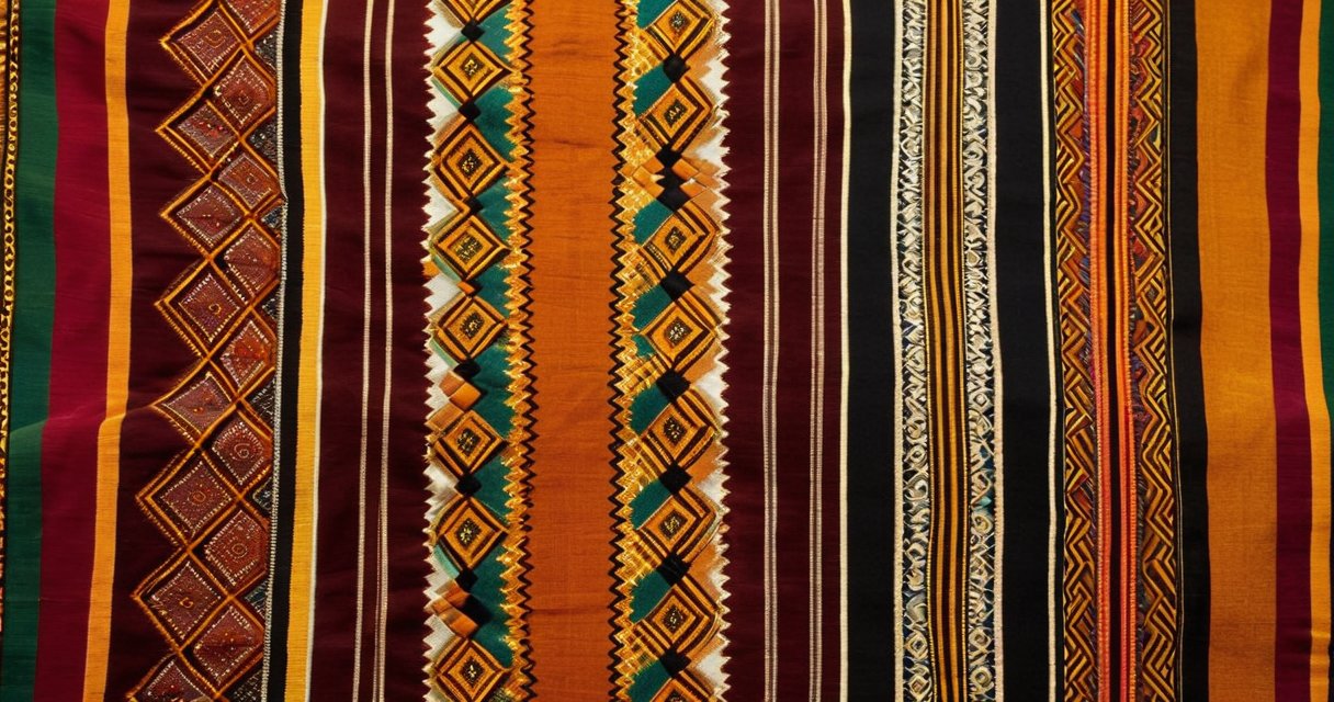African textiles in high-end fashion brands