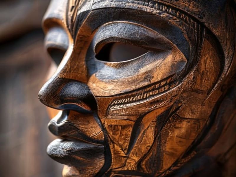 Traditional mask carving and its influence