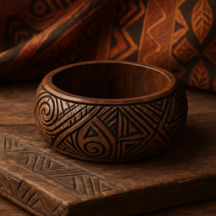 Handcrafted wooden accessories from Africa
