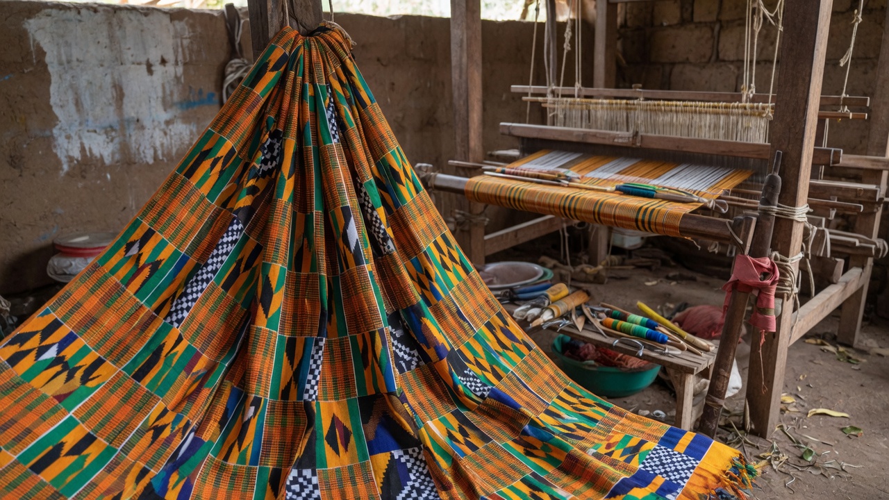 The craftsmanship behind kente cloth