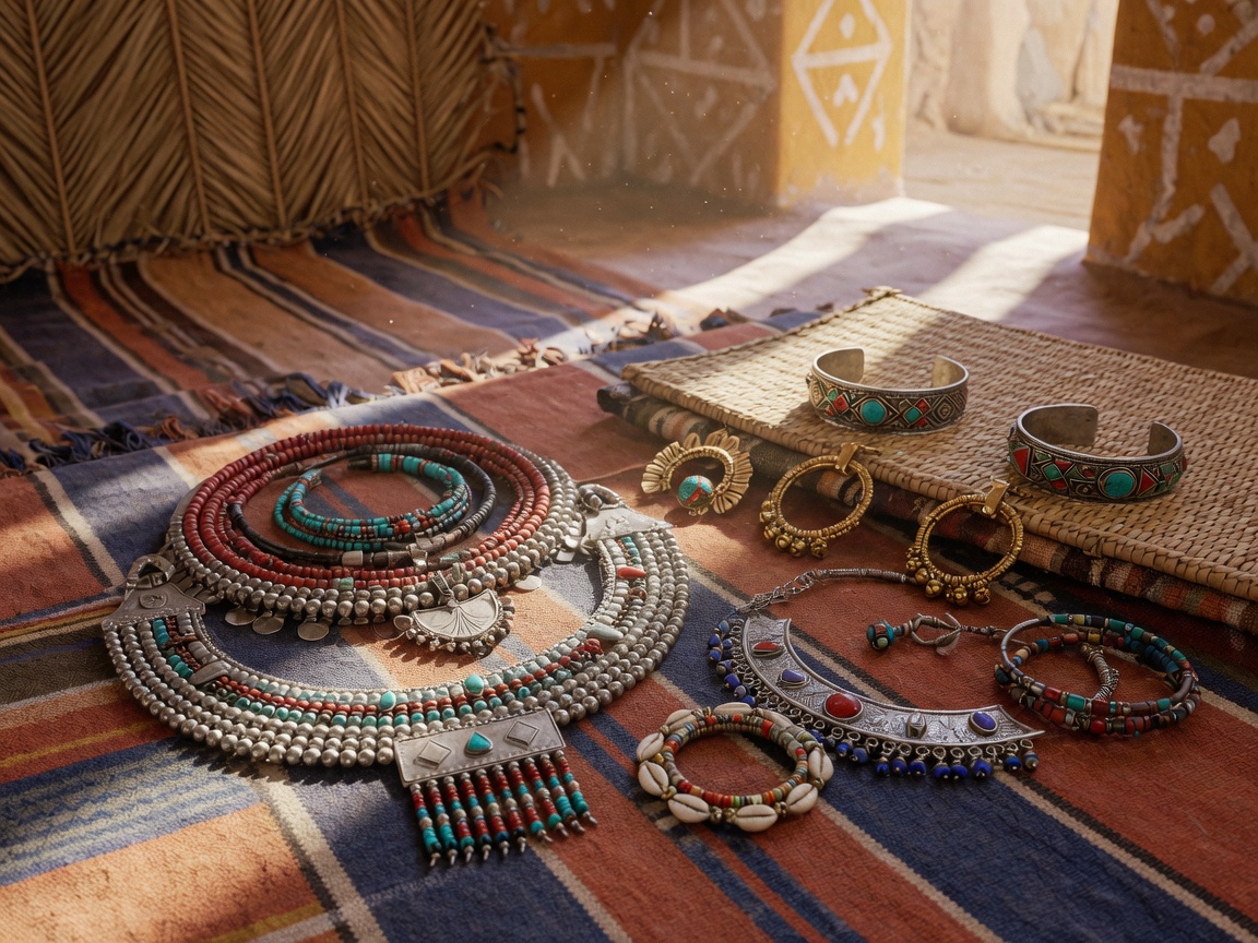 The richness of Nubian jewellery