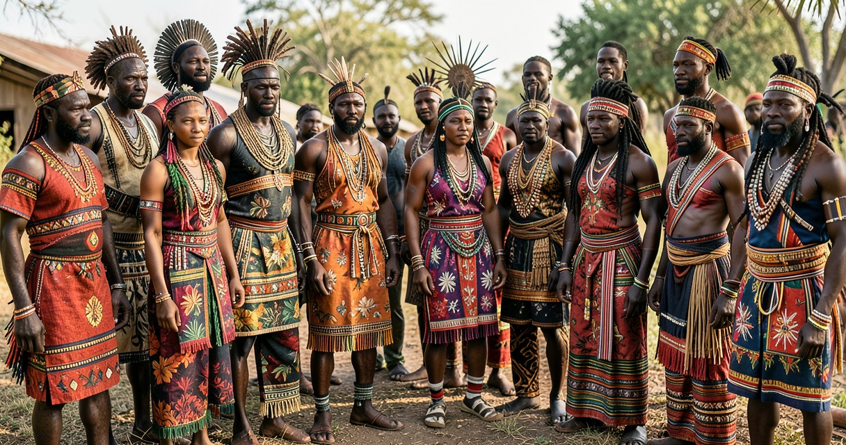 African tribal clothing styles
