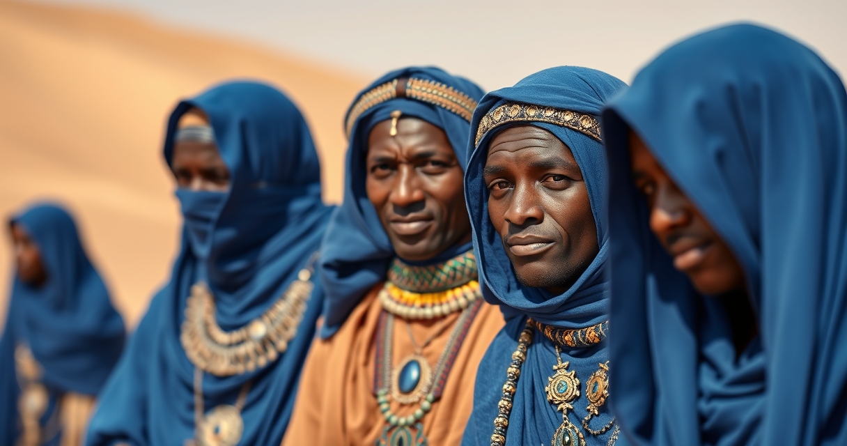 Traditional jewellery from the Tuareg people