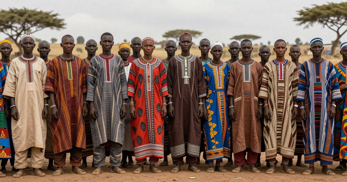 African ceremonial clothing — Regional Variations in Ceremonial Dress