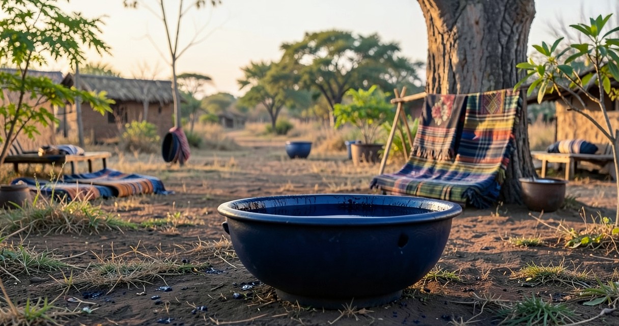 African indigo dyeing