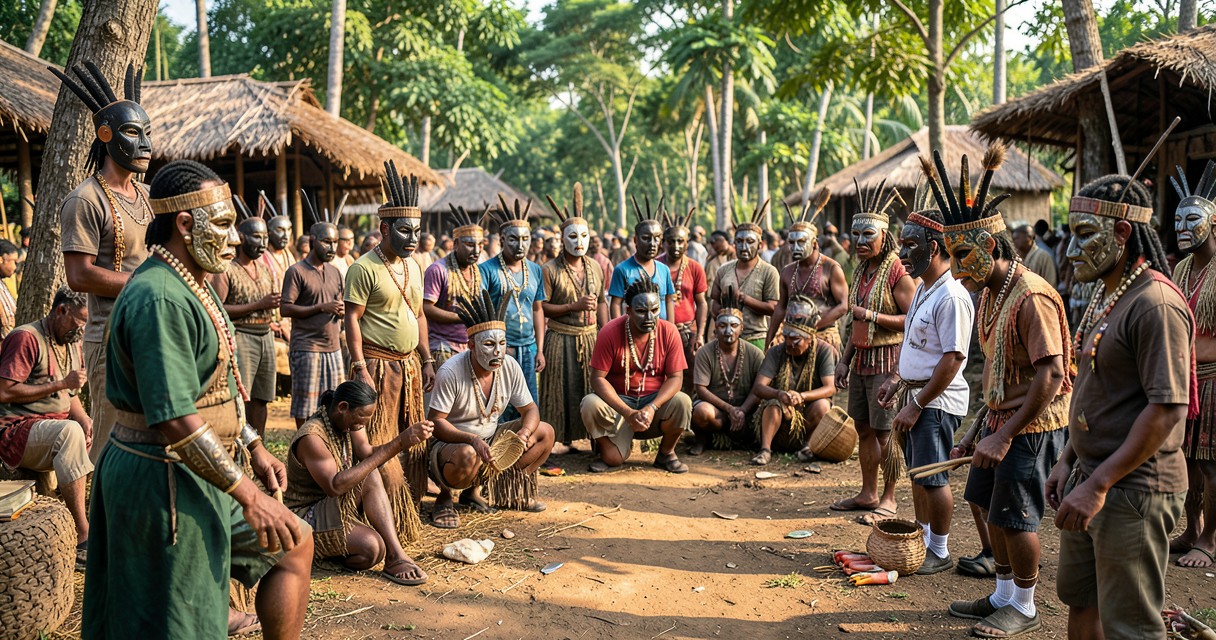 African tribal masks craft — The Role of Masks in Rituals and Ceremonies