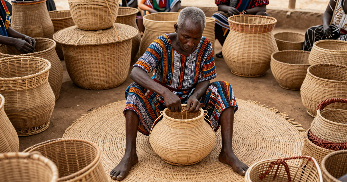 How African Basketry Reflects Cultural Identity and Skills